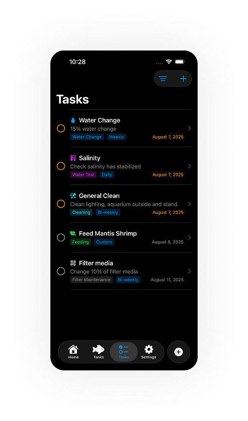 TankSync Maintenance Tracker